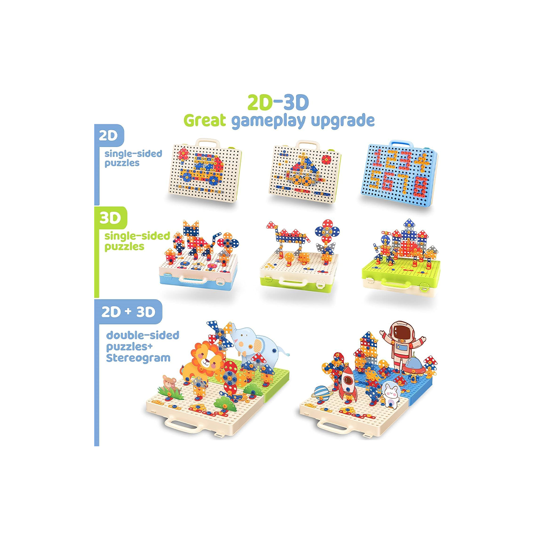 3D Screw Puzzle Set For Kids