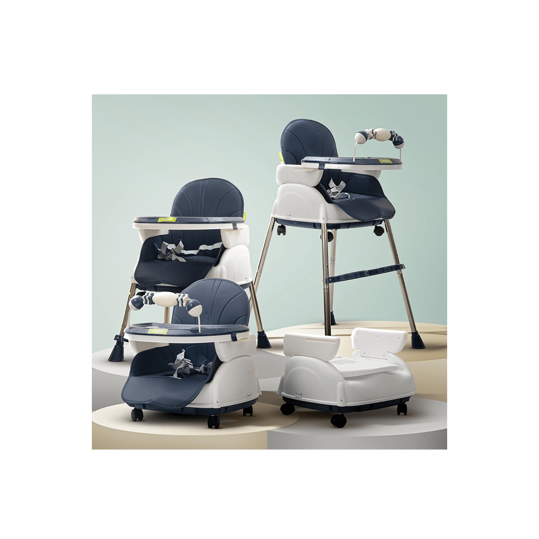 Baybee Other Gears Baybee 4 in 1 Nora Convertible High Chair for kids with Adjustable Height, Safety Belt and Cushion