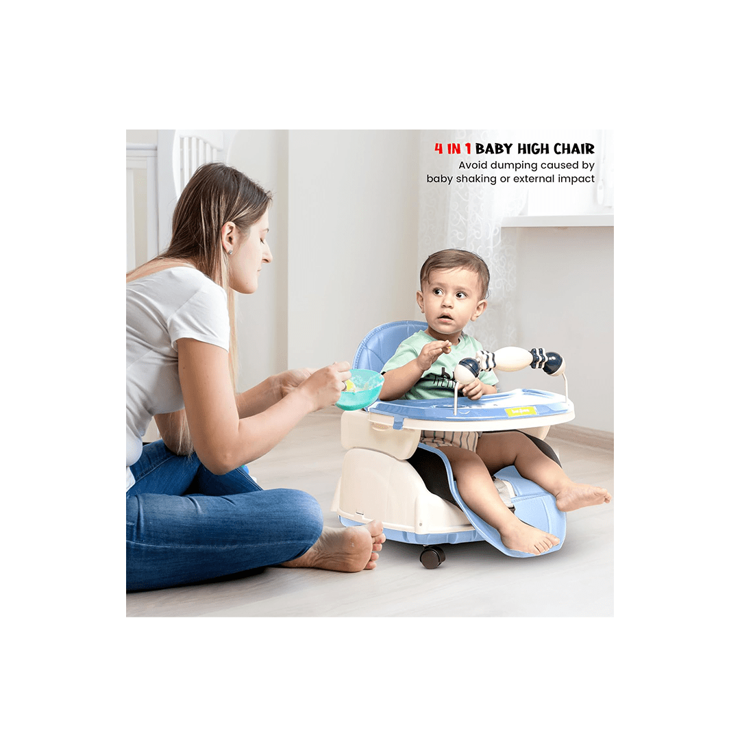Baybee Other Gears Baybee 4 in 1 Nora Convertible High Chair for kids with Adjustable Height, Safety Belt and Cushion