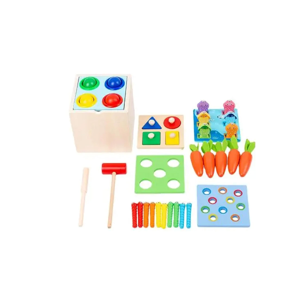 5 in 1 Wooden Toys