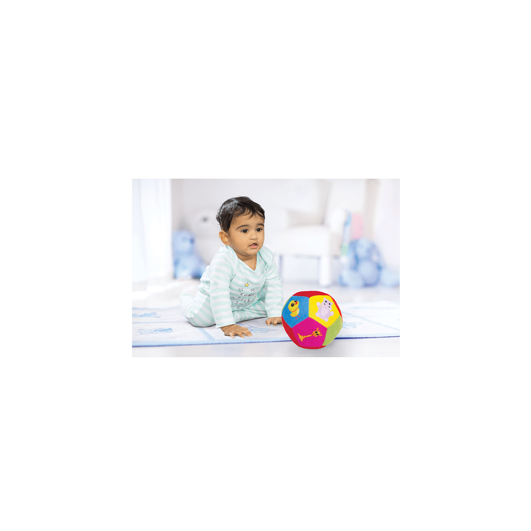 Funskool Toys Funskool Giggles Animal Soft Ball Toy Multicolor