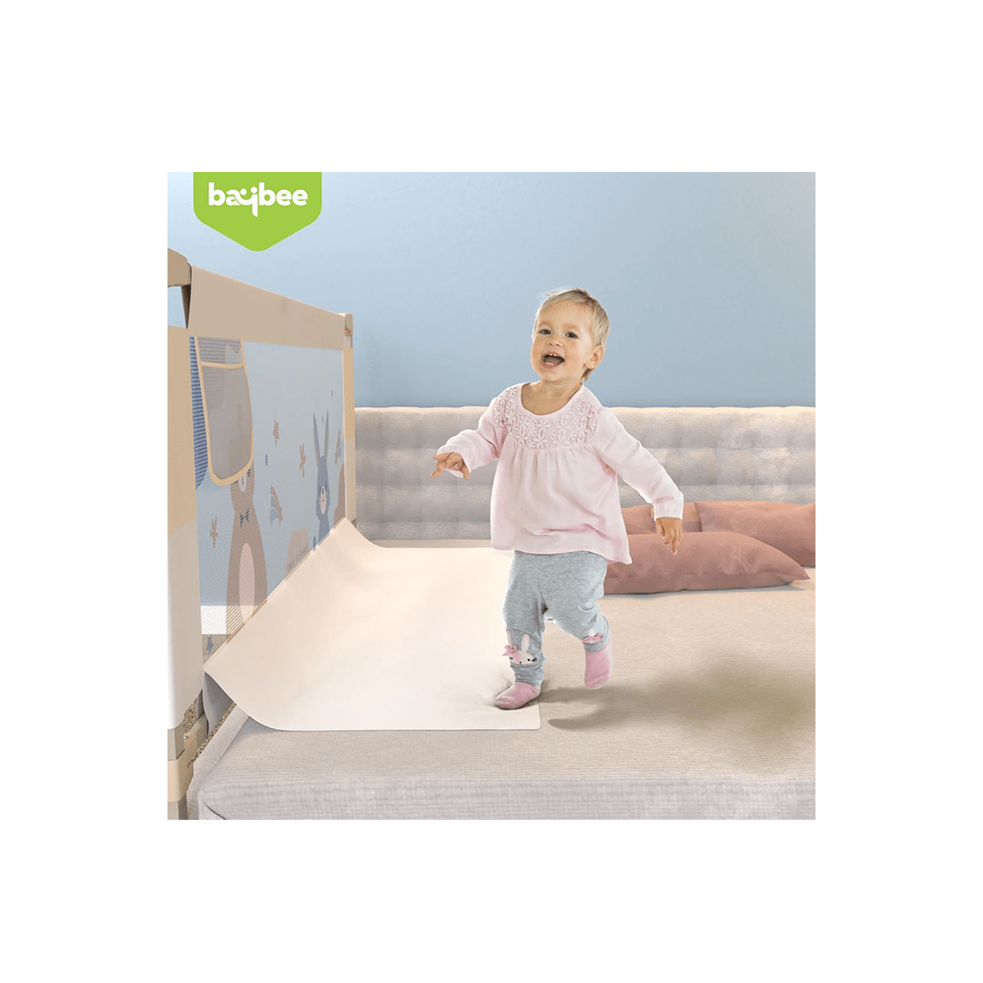 Baybee Other Gears Baybee Baby Bed Rail Guard – 28 Height Adjustable, Foldable Portable Safety Protector for Babies - 200 x 80 cm