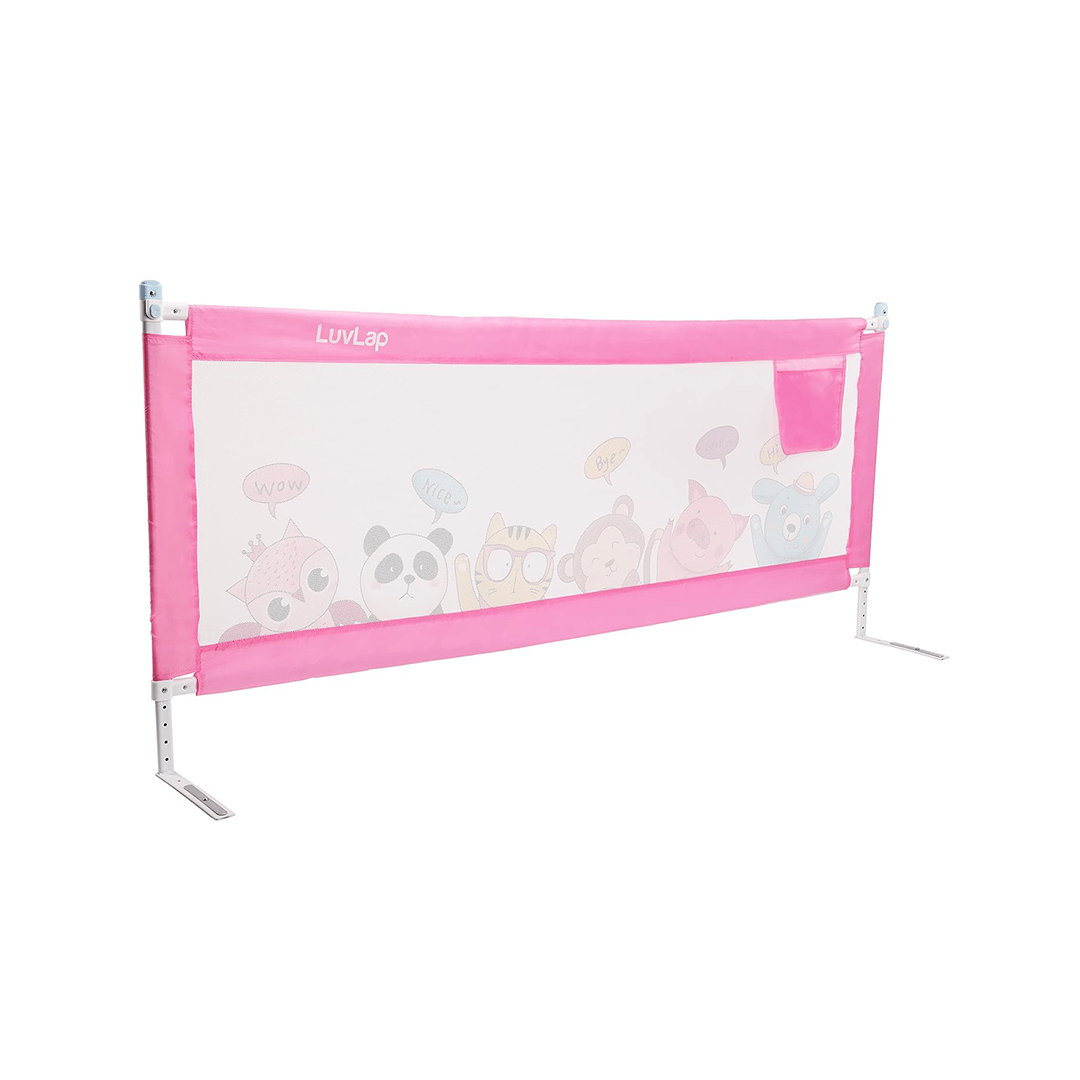 LuvLap Other Gears print LuvLap Comfy Baby Bed Rail Guard for Baby
