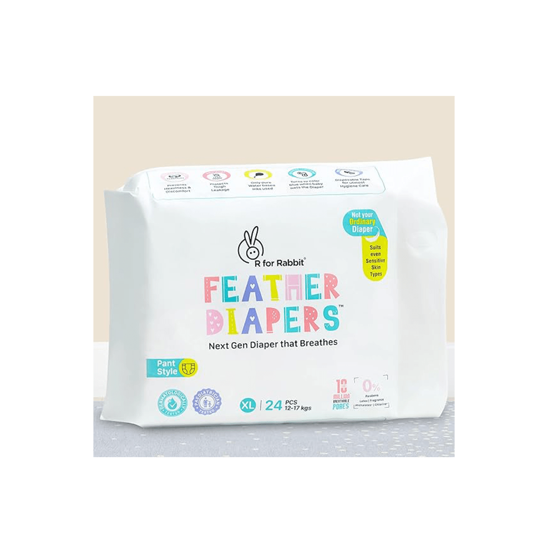R for Rabbit Baby Care R For Rabbit Feather Diapers - Next Gen Baby Diapers (0 month+)