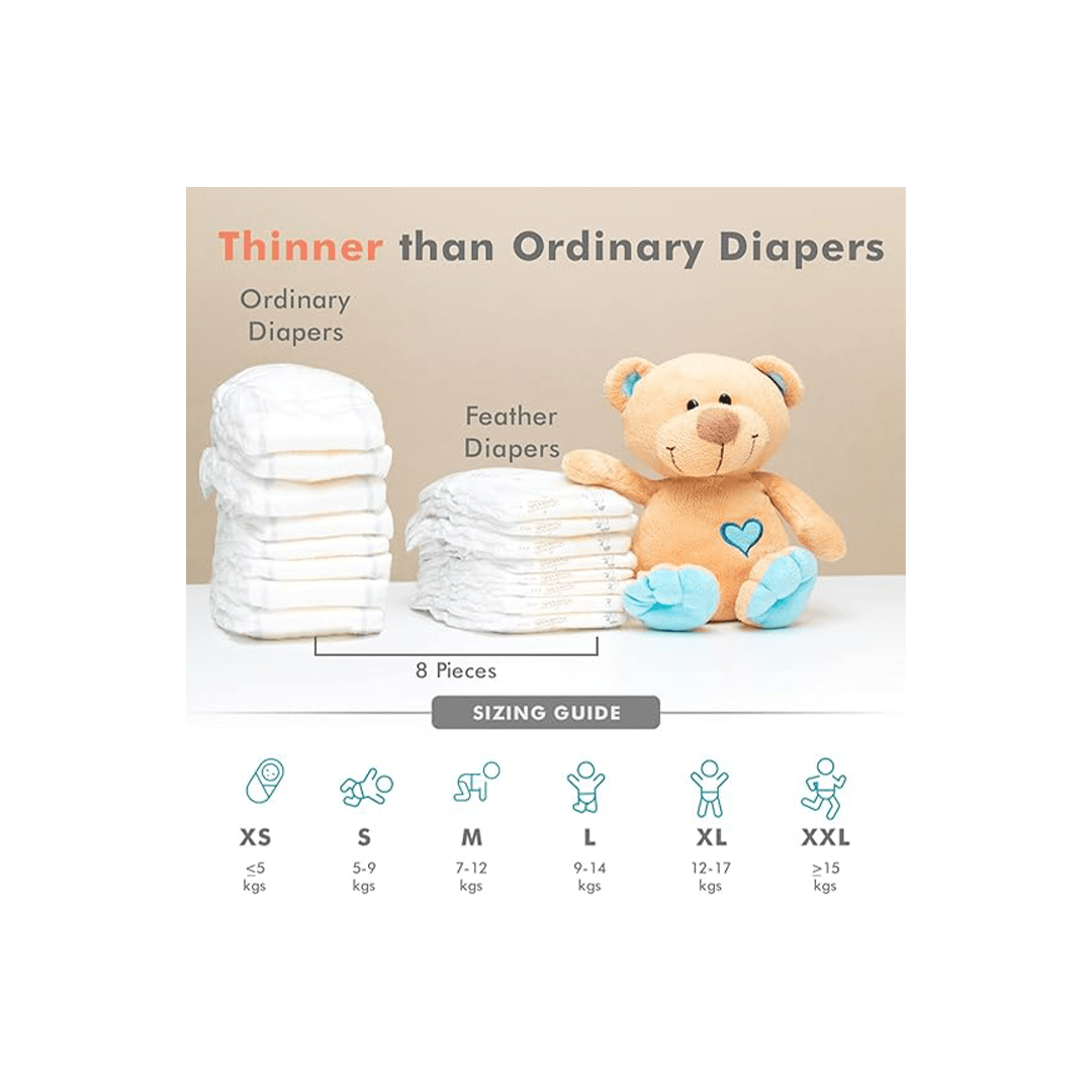 R for Rabbit Baby Care R For Rabbit Feather Diapers - Next Gen Baby Diapers (0 month+)