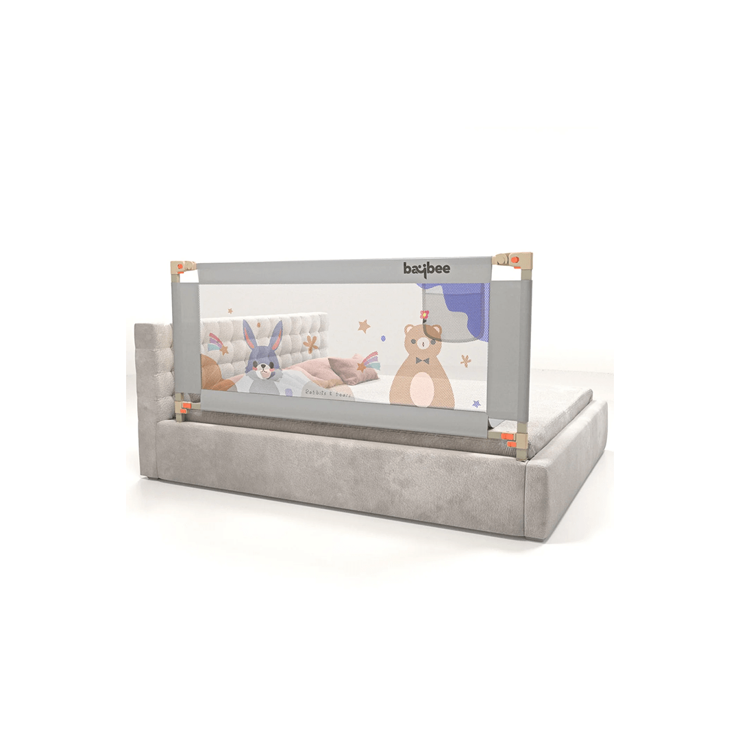 Baybee Other Gears Baybee Baby Bed Rail Guard for Baby Safety with 28 Height Adjustable, Portable Bed Side Protector for Baby Falling -150 x 80 cm