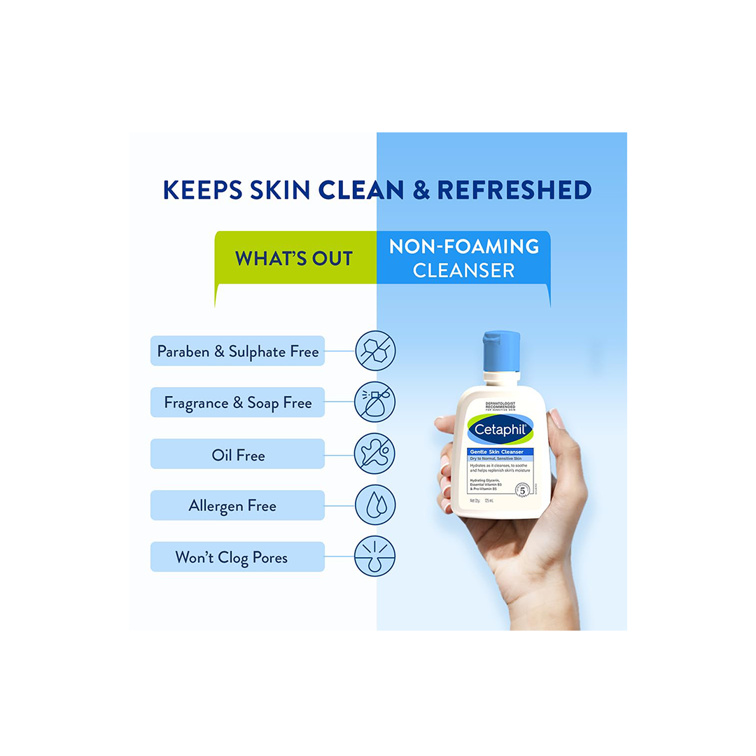 Cetaphil Gentle Skin Cleanser Hydrating Face Wash