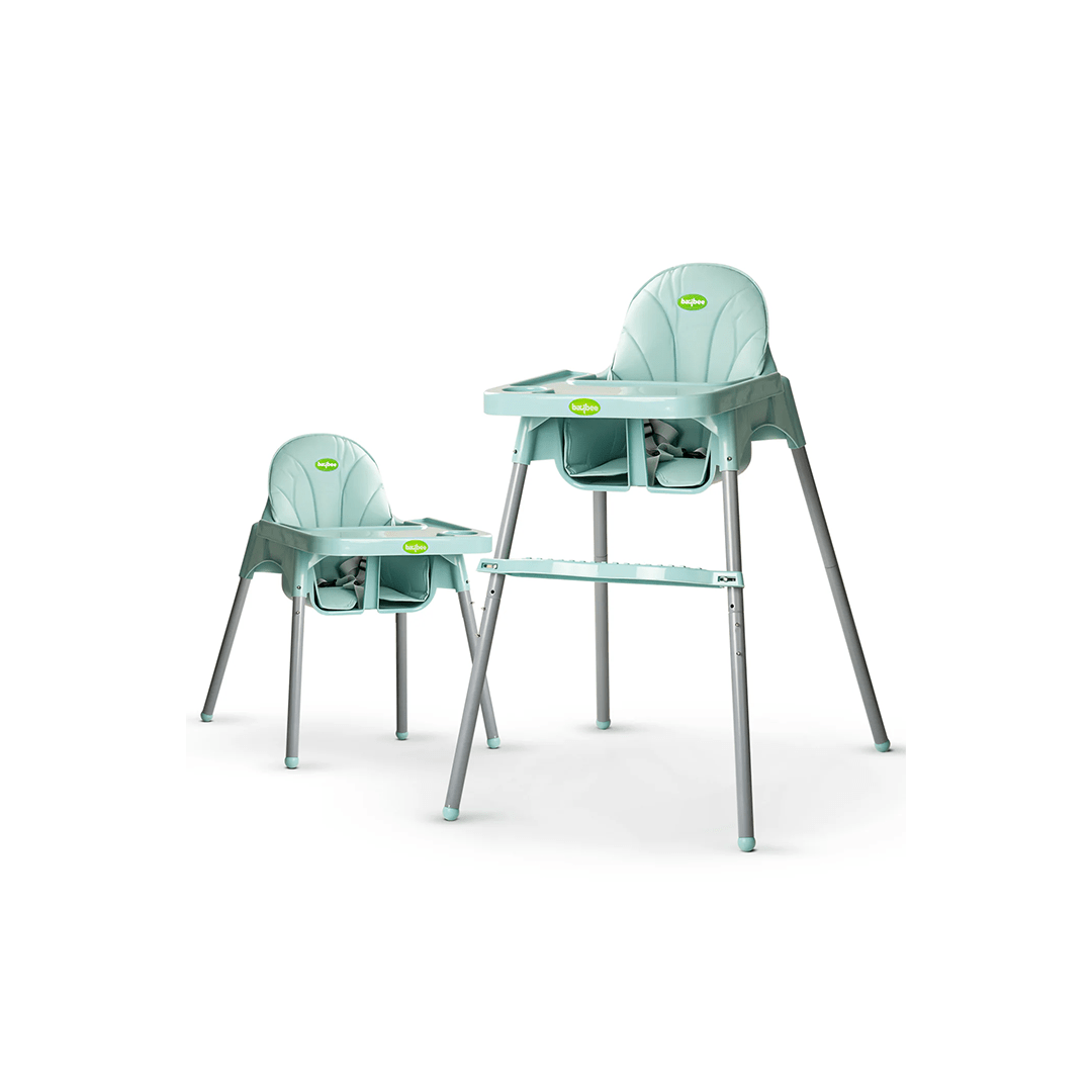 Baybee Other Gears Baybee Clento 2 in 1 Baby High Chair for Kids with 2 Height Adjustable, Footrest, Tray, 3 Point Safety Belt