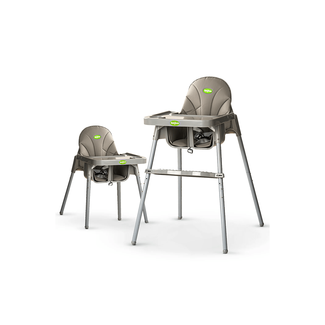 Baybee Other Gears Baybee Clento 2 in 1 Baby High Chair for Kids with 2 Height Adjustable, Footrest, Tray, 3 Point Safety Belt