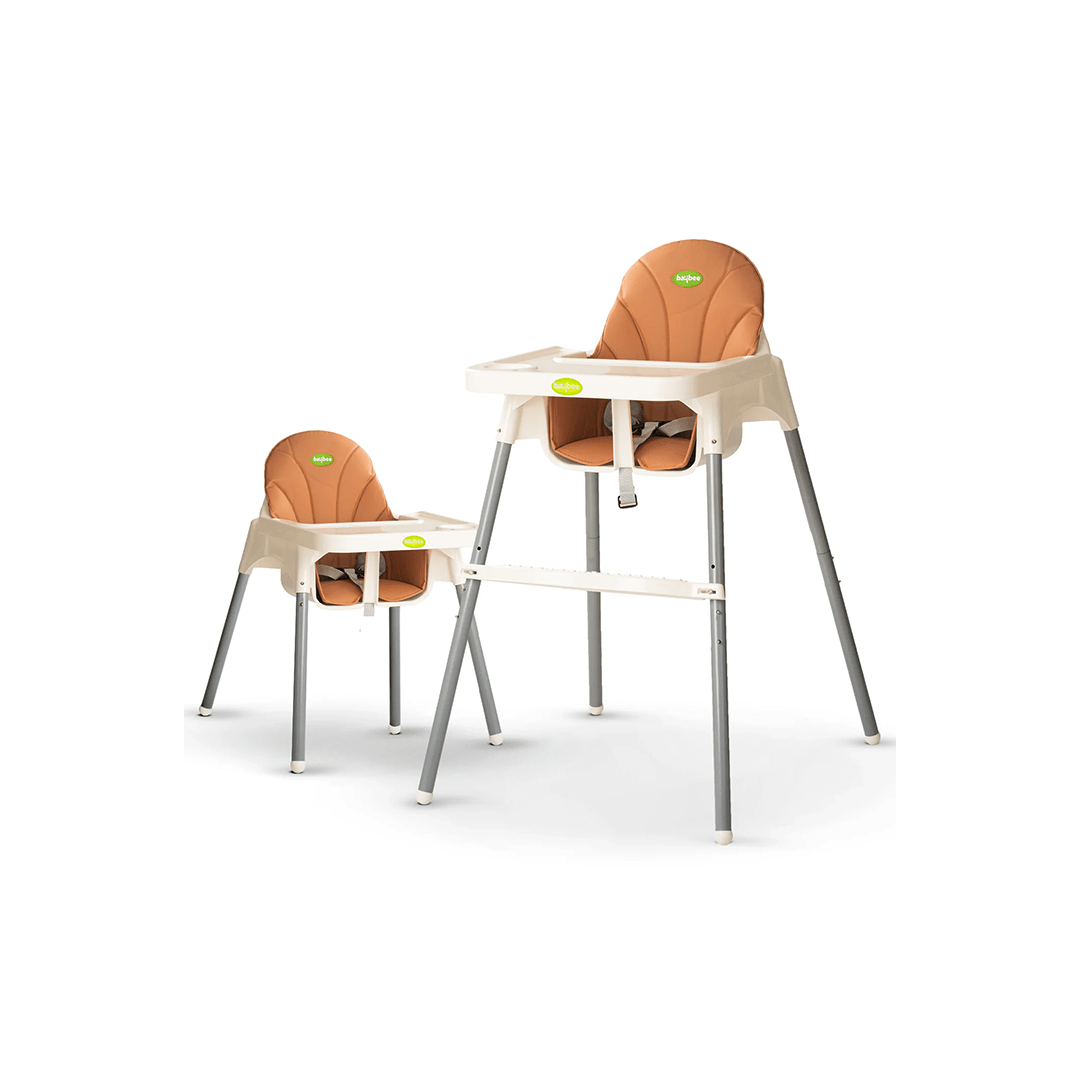 Baybee Other Gears Baybee Clento 2 in 1 Baby High Chair for Kids with 2 Height Adjustable, Footrest, Tray, 3 Point Safety Belt