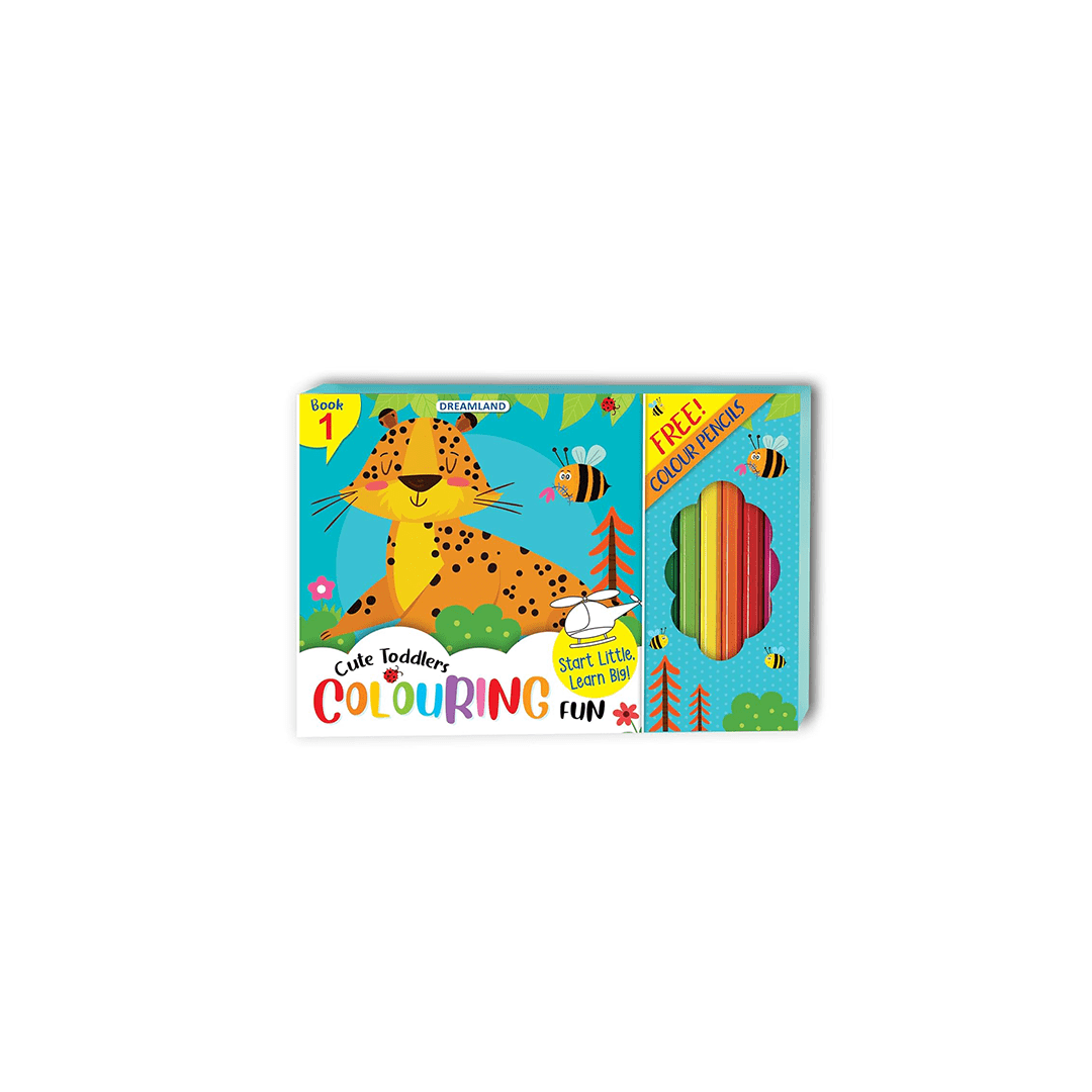 Dreamland Publications Books Dreamland Cute Toddlers Colouring Fun Book 1 for Kids (2 Years+)