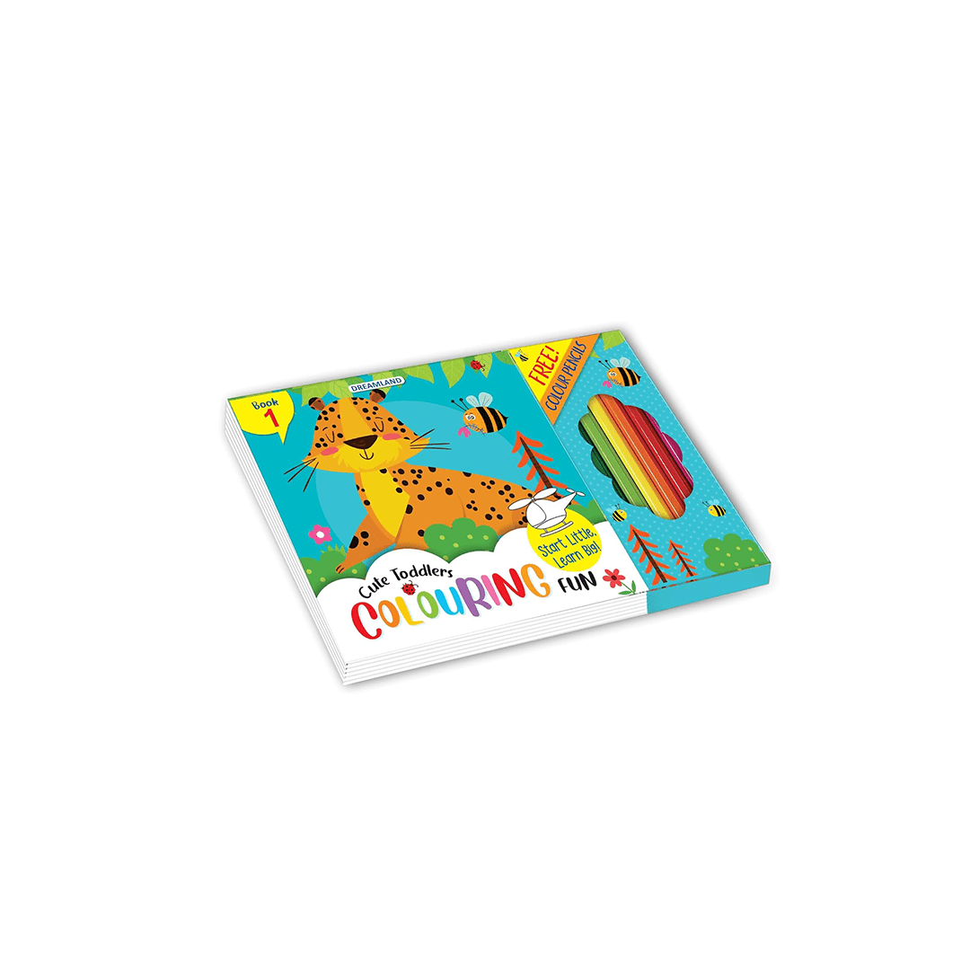 Dreamland Publications Books Dreamland Cute Toddlers Colouring Fun Book 1 for Kids (2 Years+)