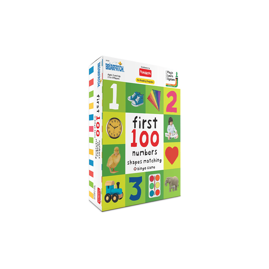 Funskool Toys Funskool First 100 Numbers Shapes Matching Bingo Game (2 Years+)