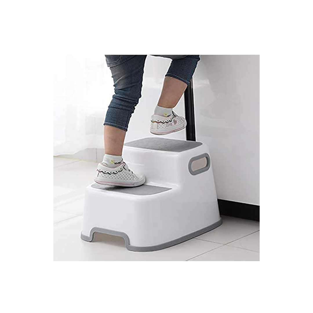 Baan Toys Baby Foldable Potty-Trainer Seat for Toilet Potty Stand with Ladder Step up Training Stool