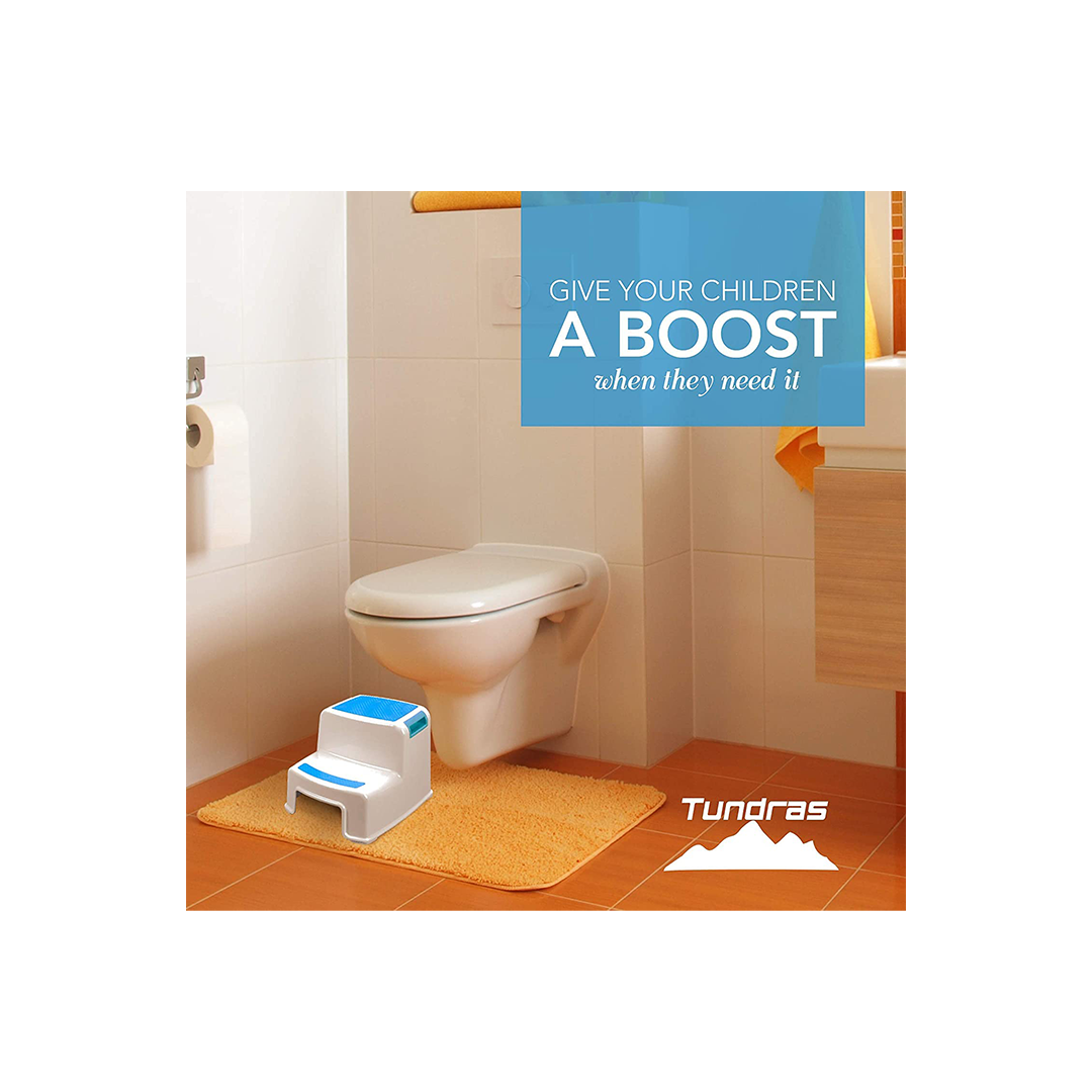 Baan Toys Baby Foldable Potty-Trainer Seat for Toilet Potty Stand with Ladder Step up Training Stool