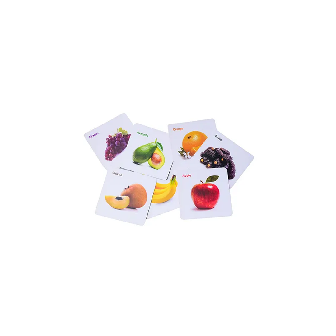 B4brain Fruit Cards and Color Cards(4 month +) : Developments Toys For Little Ones in India