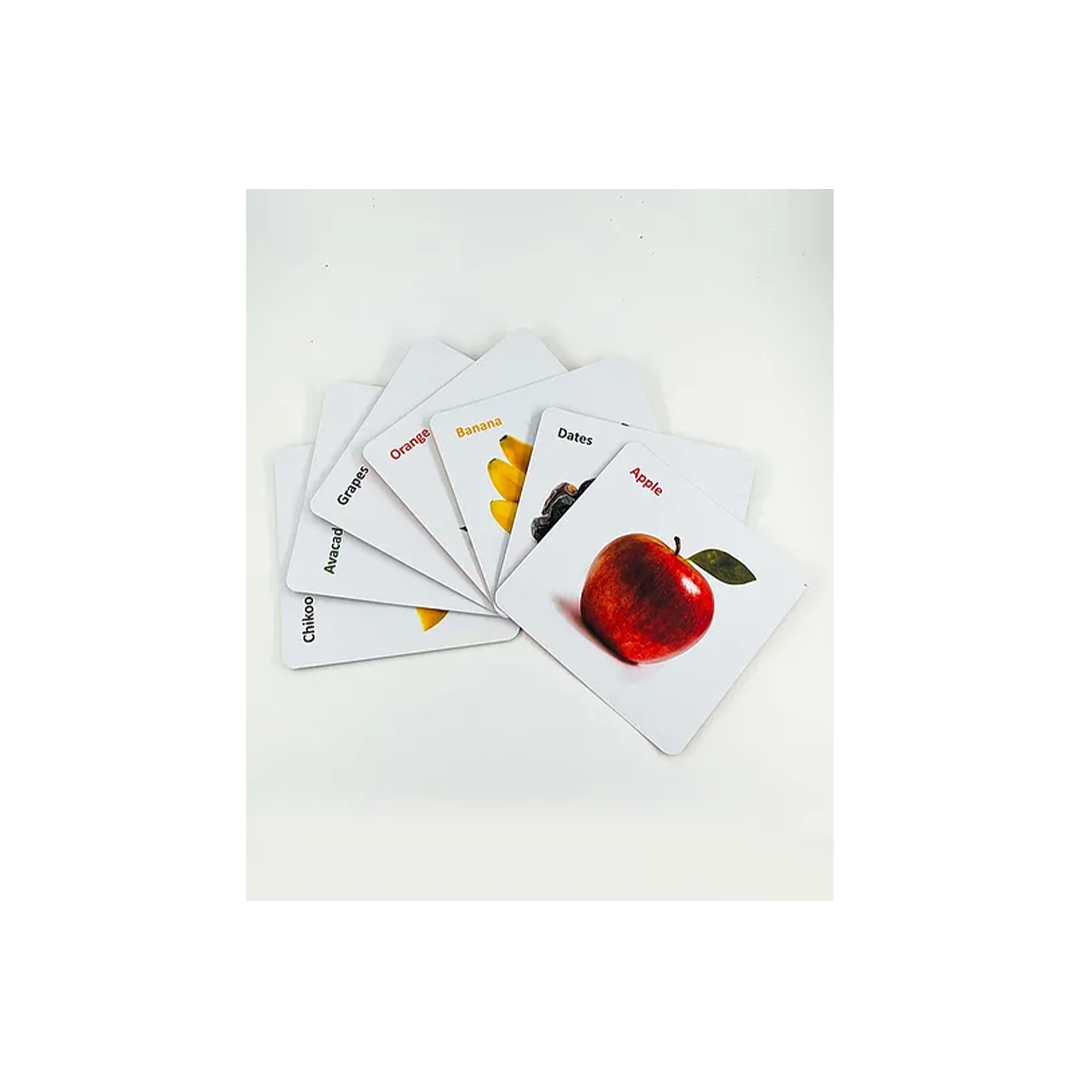 B4brain Fruit Cards and Color Cards(4 month +) : Developments Toys For Little Ones in India