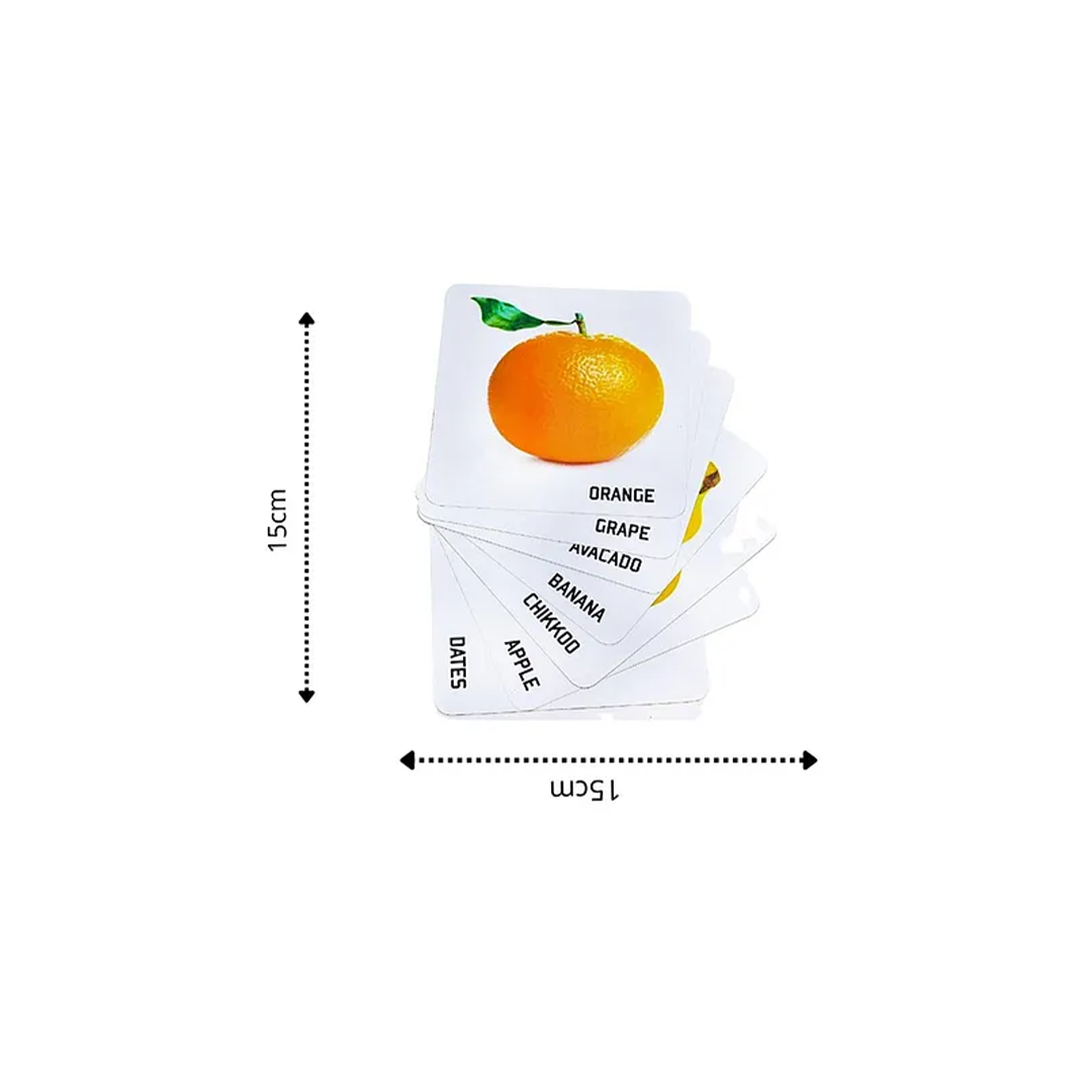 B4brain Fruit Cards and Color Cards(4 month +) : Developments Toys For Little Ones in India