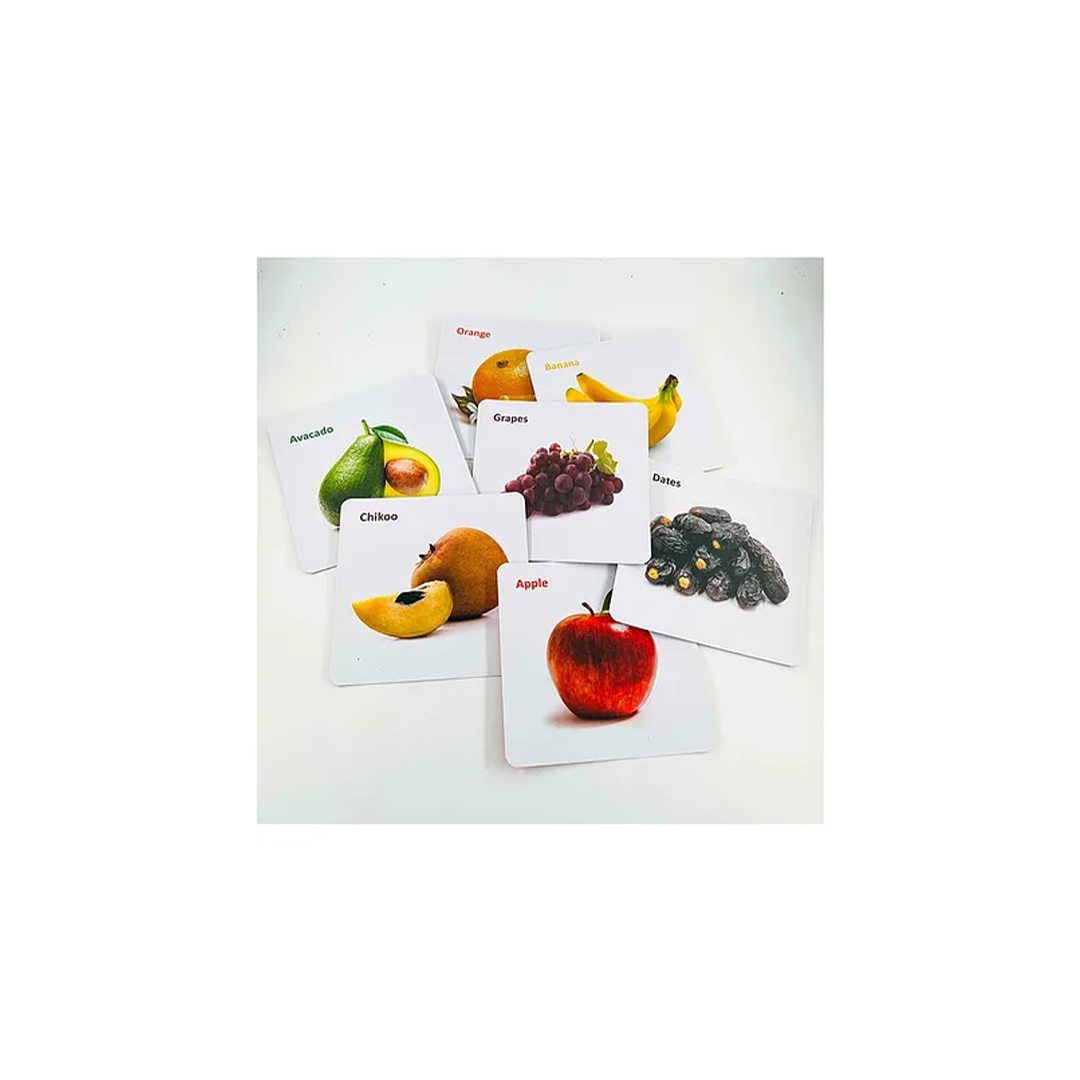 B4brain Fruit Cards and Color Cards(4 month +) : Developments Toys For Little Ones in India