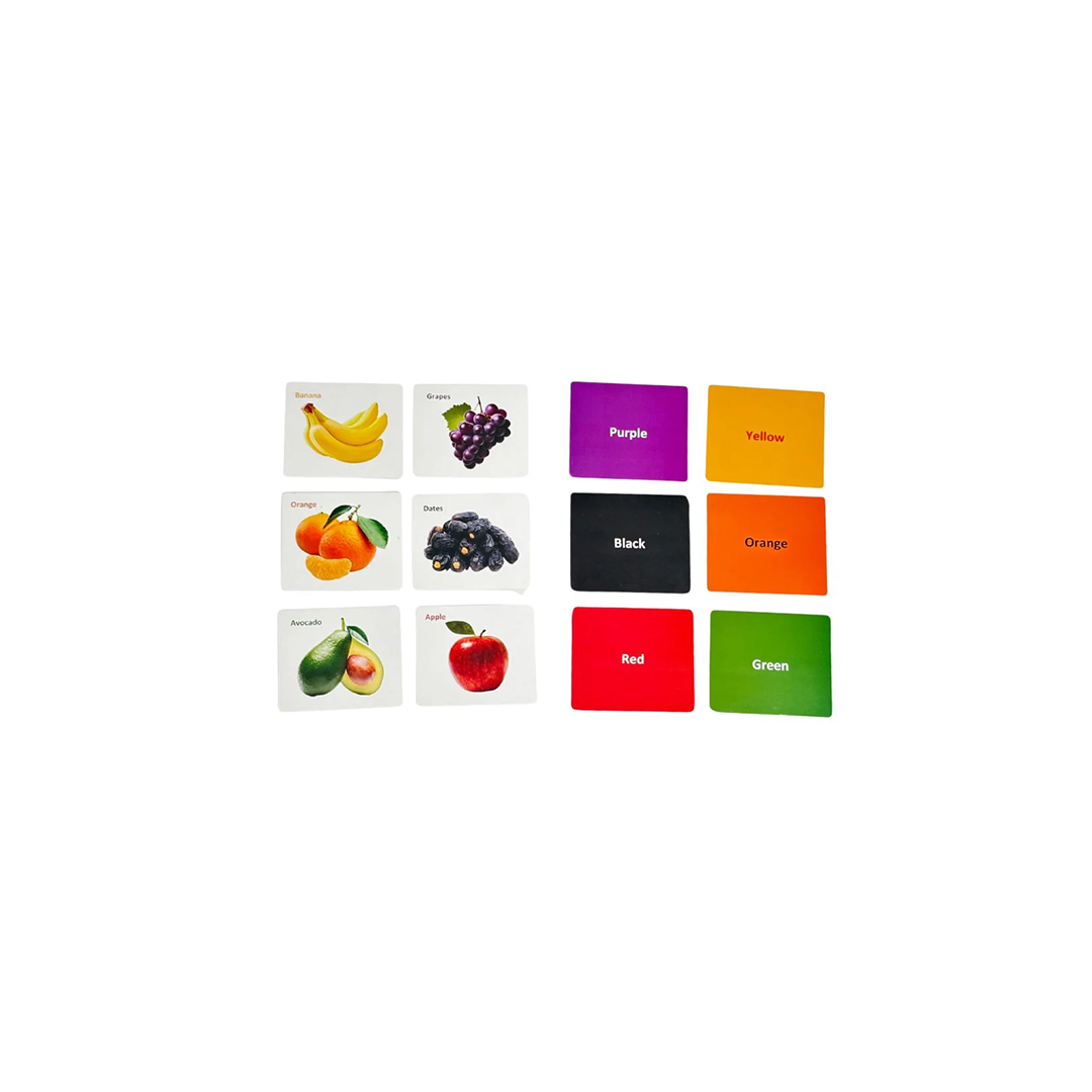 B4brain Fruit Cards and Color Cards(4 month +) : Developments Toys For Little Ones in India
