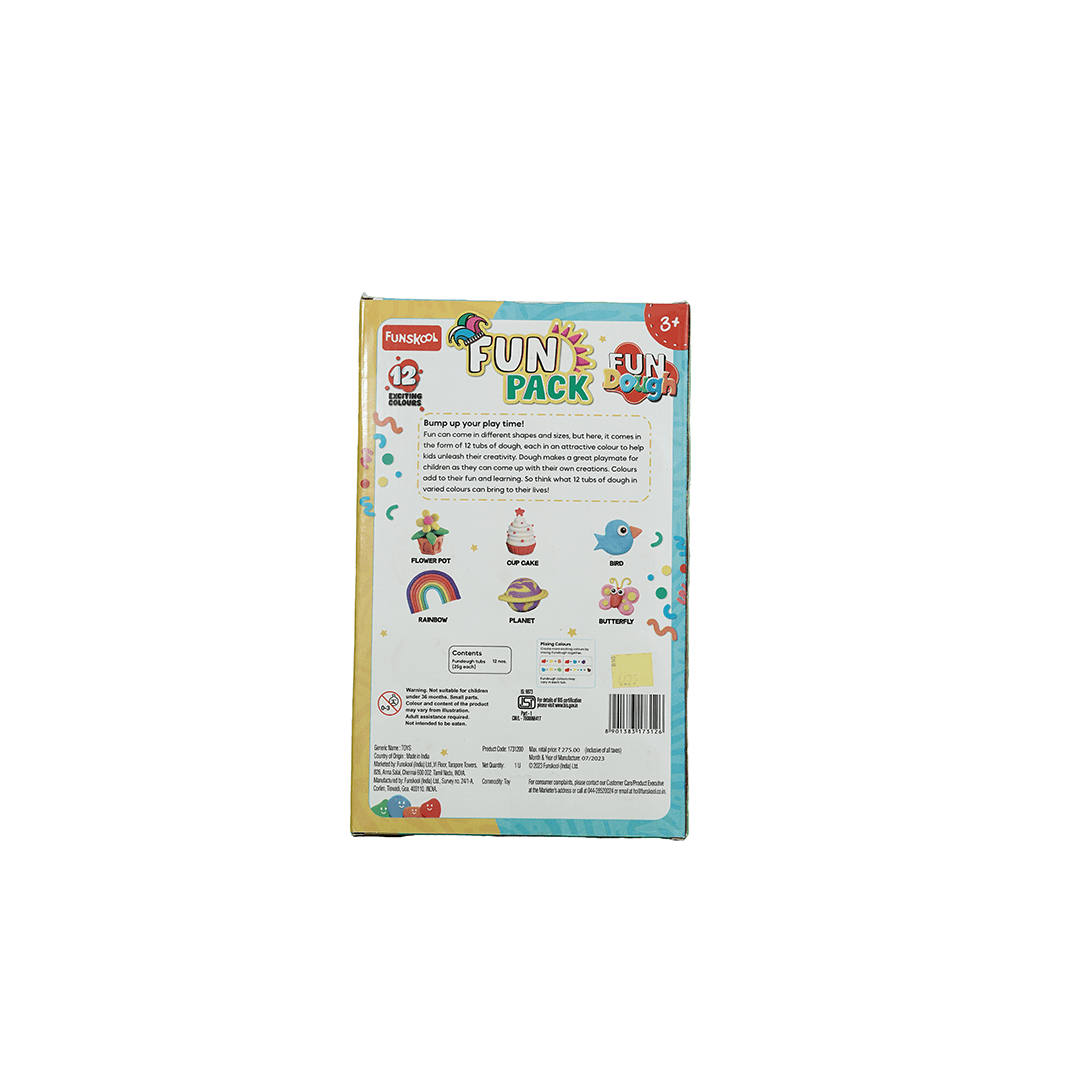 Funskool Craft Kit Funskool Fun Dough Fun Pack (3 Years+)