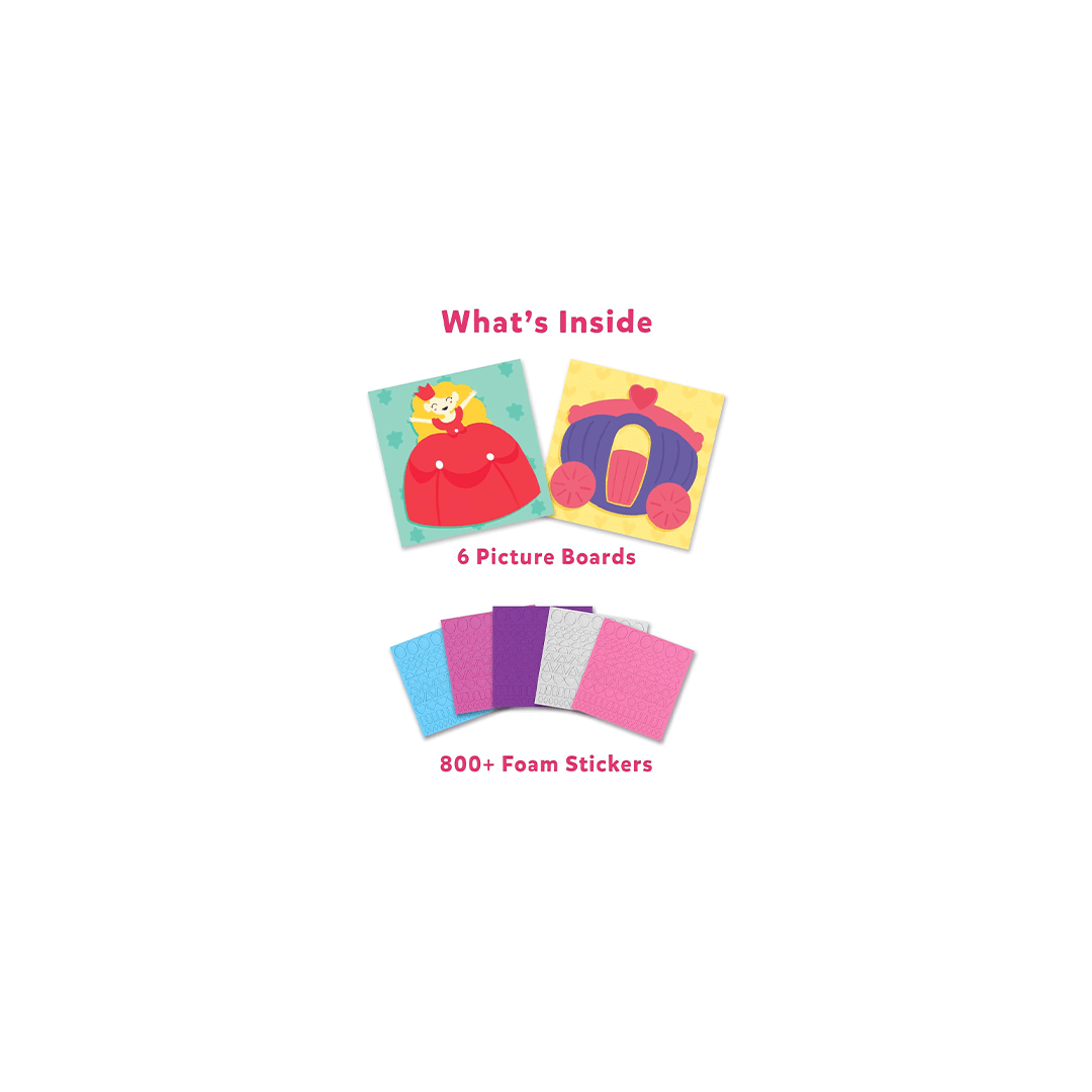 Skillmatics Toys Skillmatics Fun with Foam: Unicorn & Princesses | No Mess Sticker Art (ages 3-7)