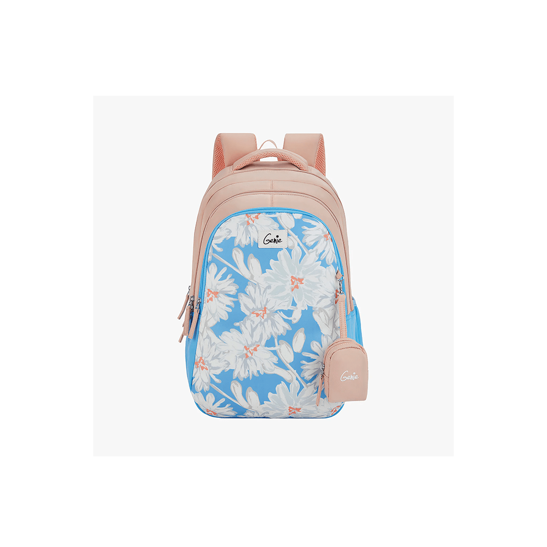 Genie Toys Blue Genie Gaze 36L School Backpack For Girls