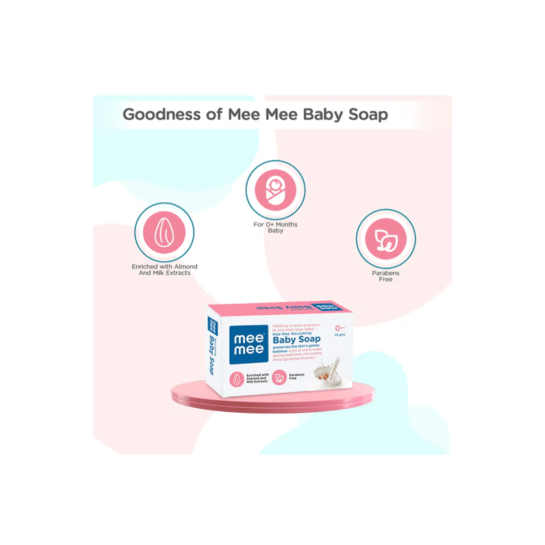 Mee Mee Baby Care Mee Mee Bundle of Joy Baby Grooming Kit Gift Set for New born Babies (Set of 4 pieces)