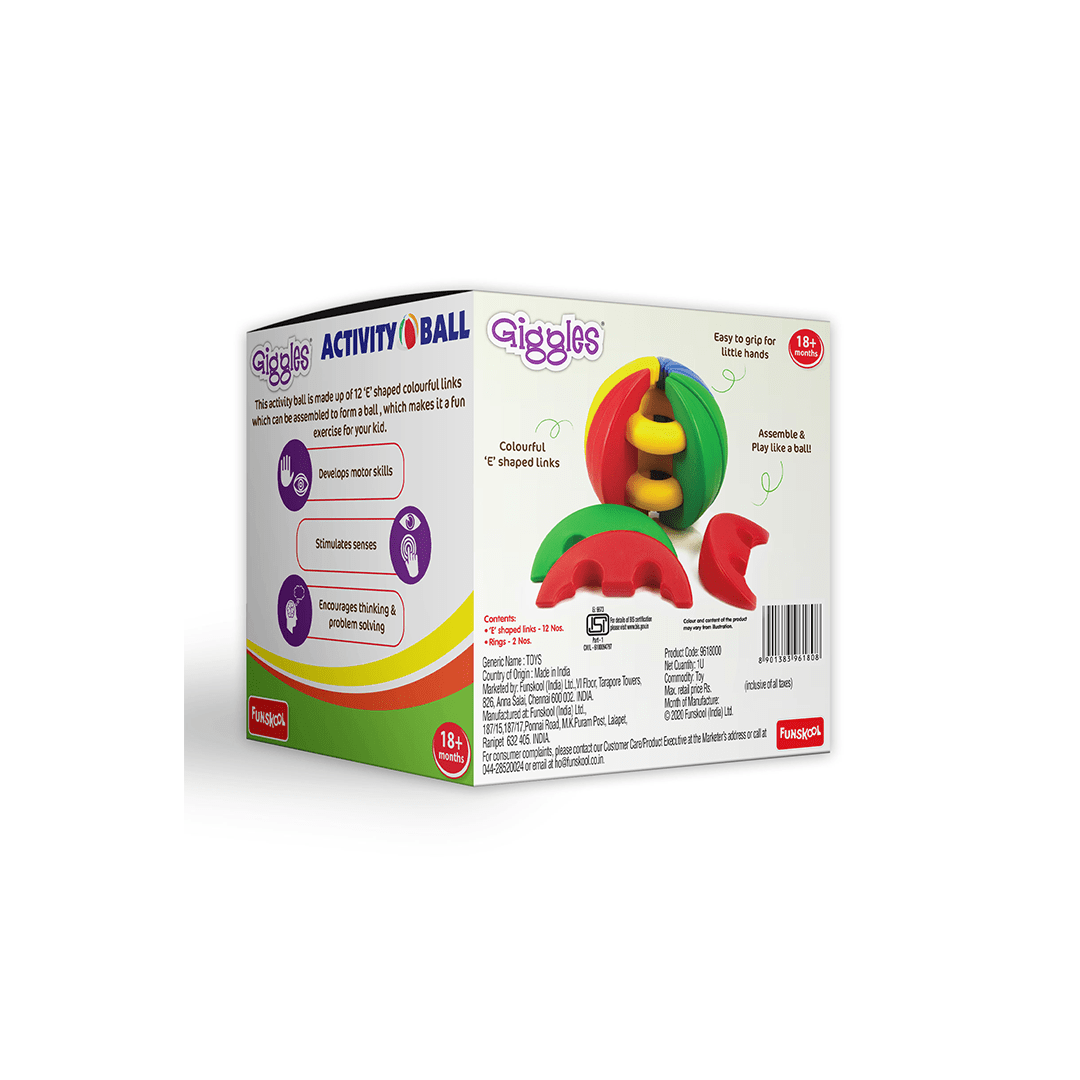 Funskool Toys Funskool Giggles Activity Ball (18 Months+)