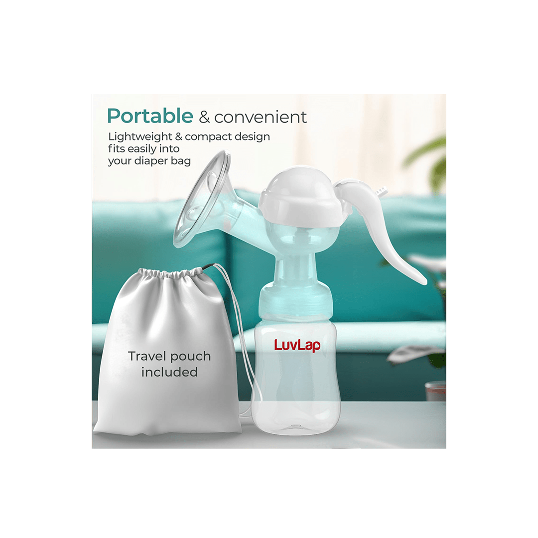 LuvLap Other Gears LuvLap Manual Breast Pump, 3 Level Suction Adjustment