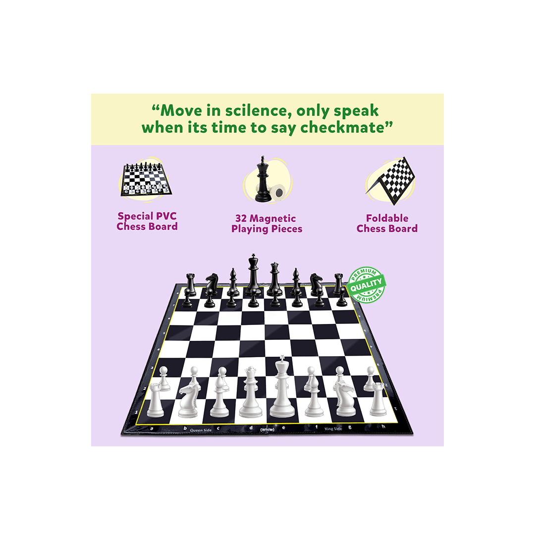 Little Berry Toys Little Berry Magnetic Chess Board Game Set for Kids & Adults - Strategy & Mind Game for Kids (6 Years+)