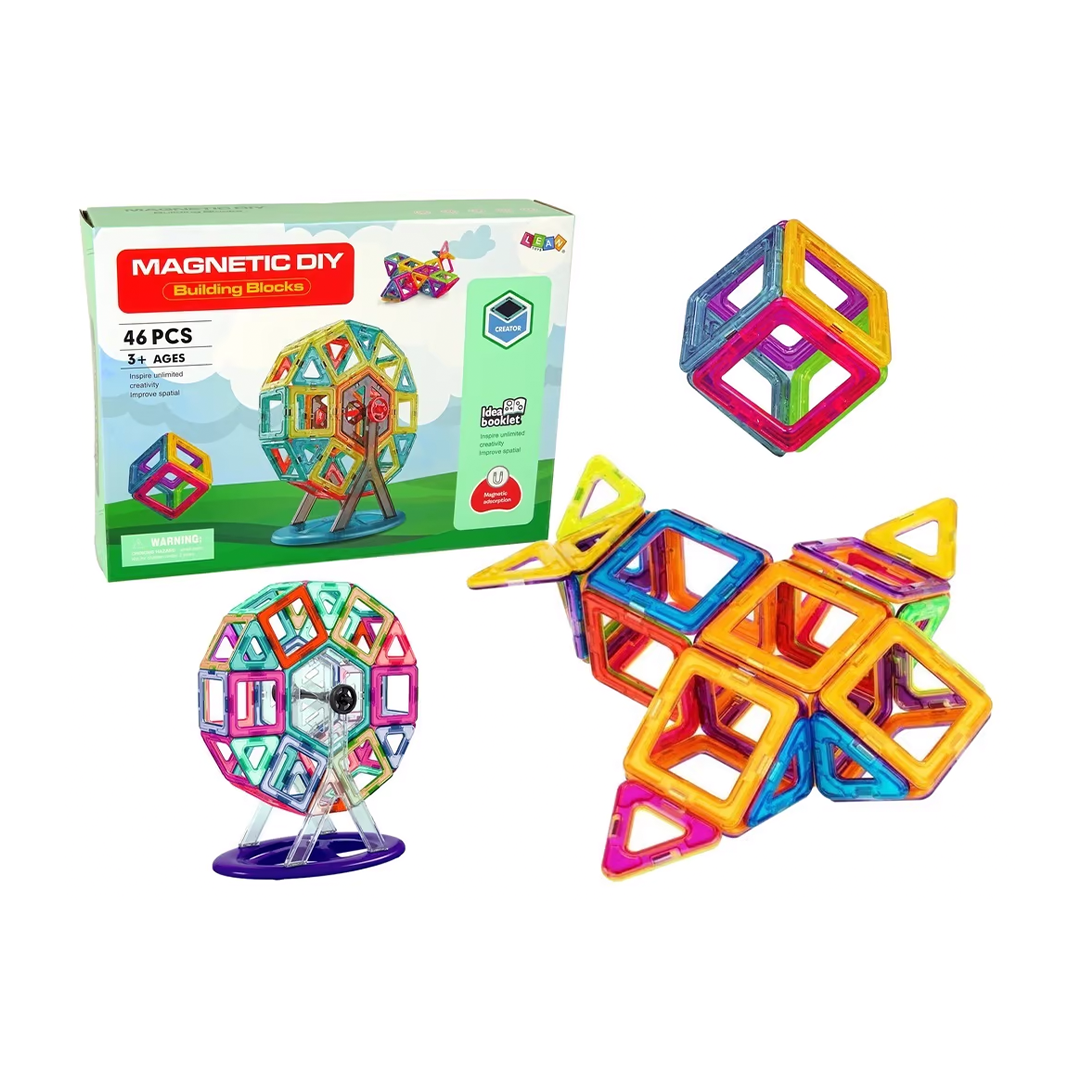 Baan Toys Magnetic DIY - 46 Piece (3 Years+): Developments Toys For Little Ones in India