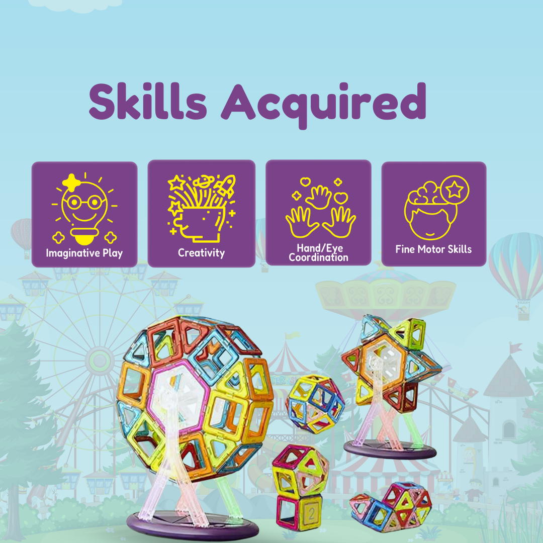 Baan Toys Magnetic DIY - 46 Piece (3 Years+)