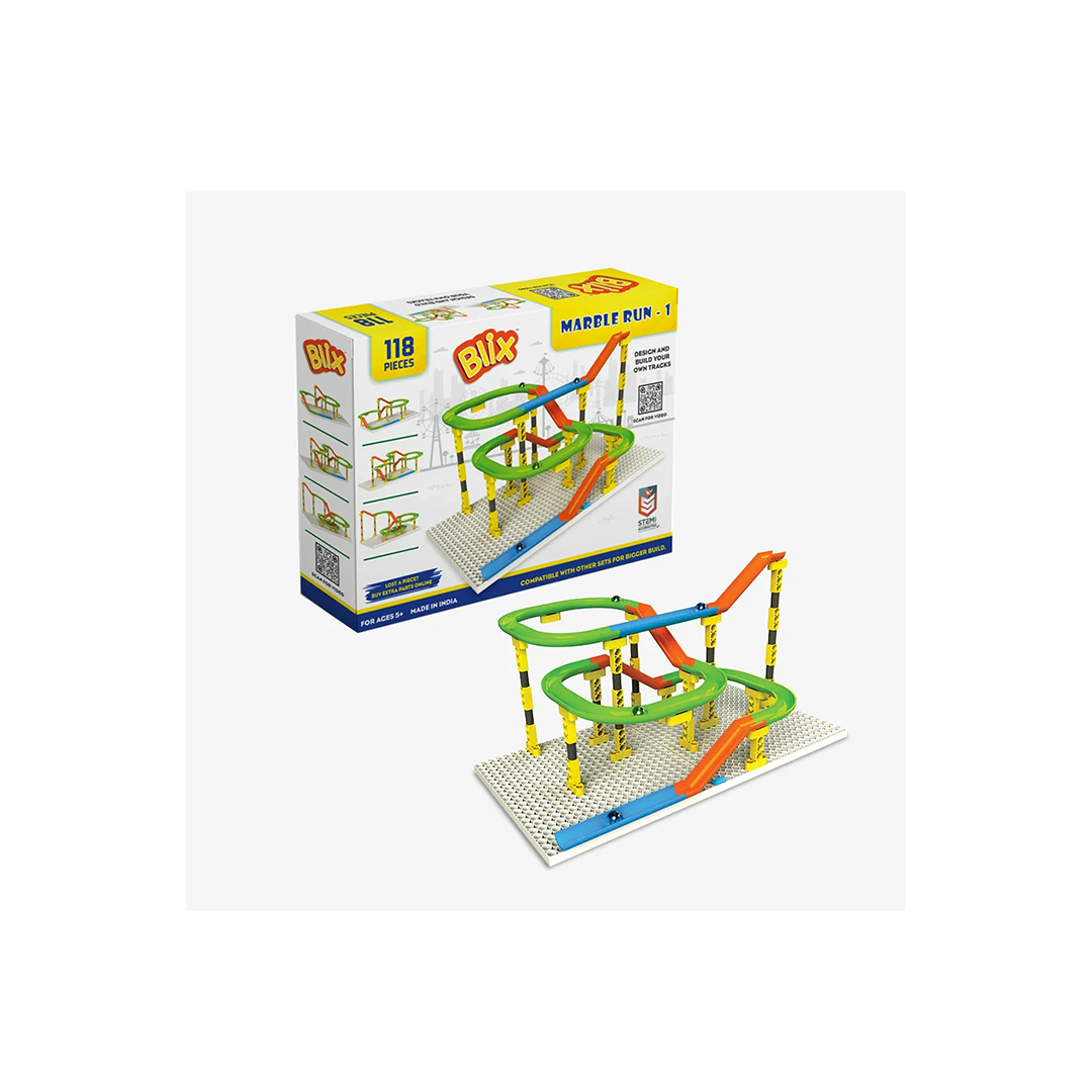 Blix Marble Run-1 (5 Years+) : Developments Toys For Little Ones in India