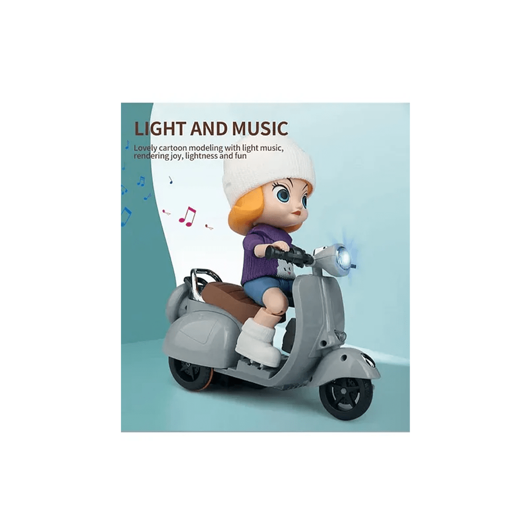 Baan Toys Toys Baan Toys Motor Tide Flow Car Kids Motor Scooter Musical Vehicle (3 Years+)