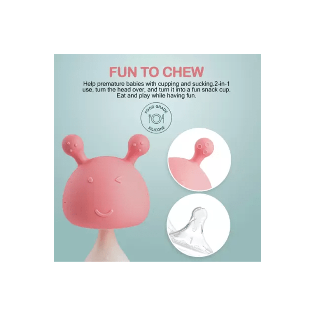 Baan Toys Toys Baan Toys Mushroom Silicone Teether for Baby Teether (3 months+)