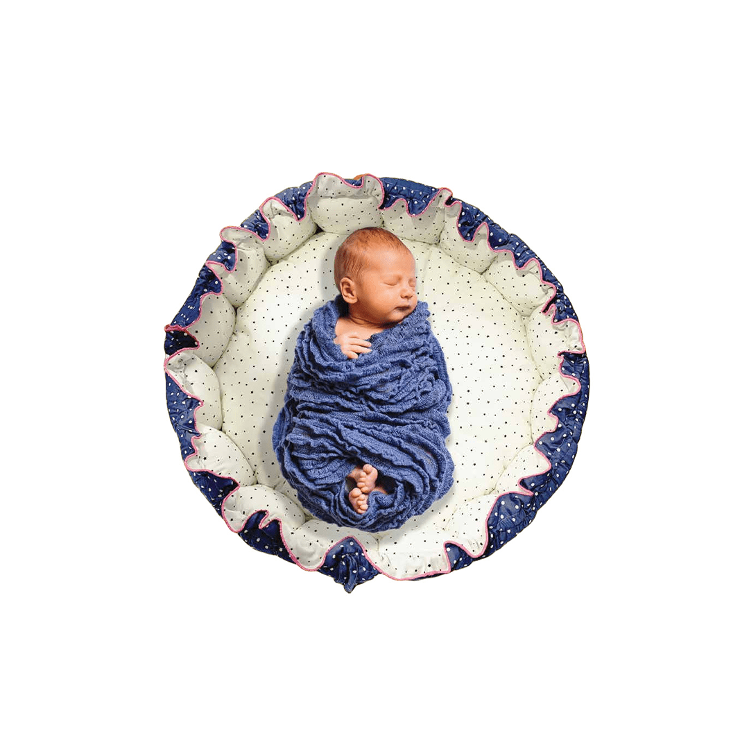 Mogo Kids Room Decors Mogo Nest Round Baby Bed For Kids (0-12 Months)