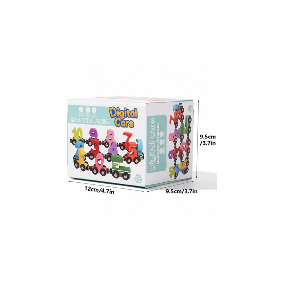 Extrokids Toys Extrokids Wooden Number Magnetic Train (3 Years+)