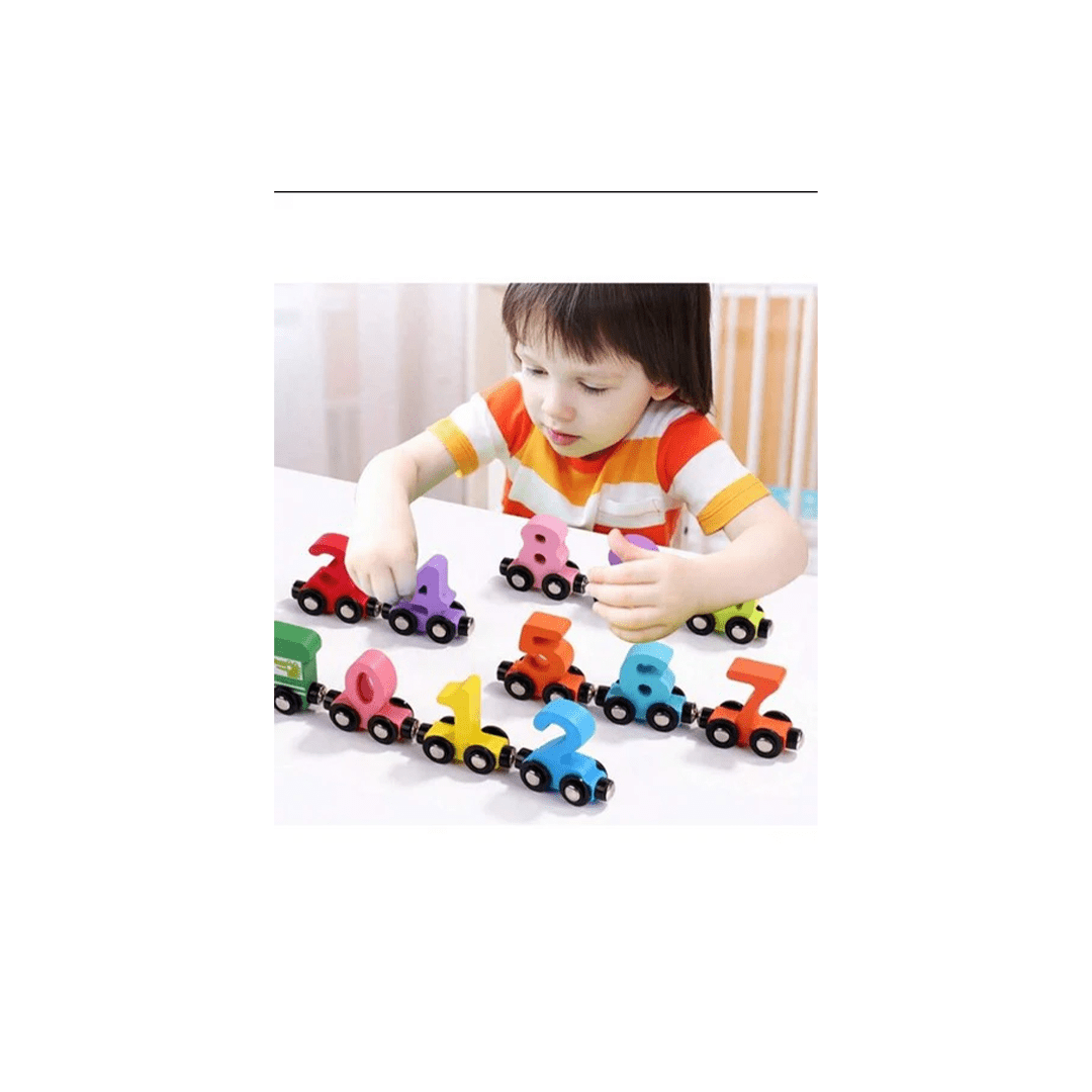 Extrokids Toys Extrokids Wooden Number Magnetic Train (3 Years+)