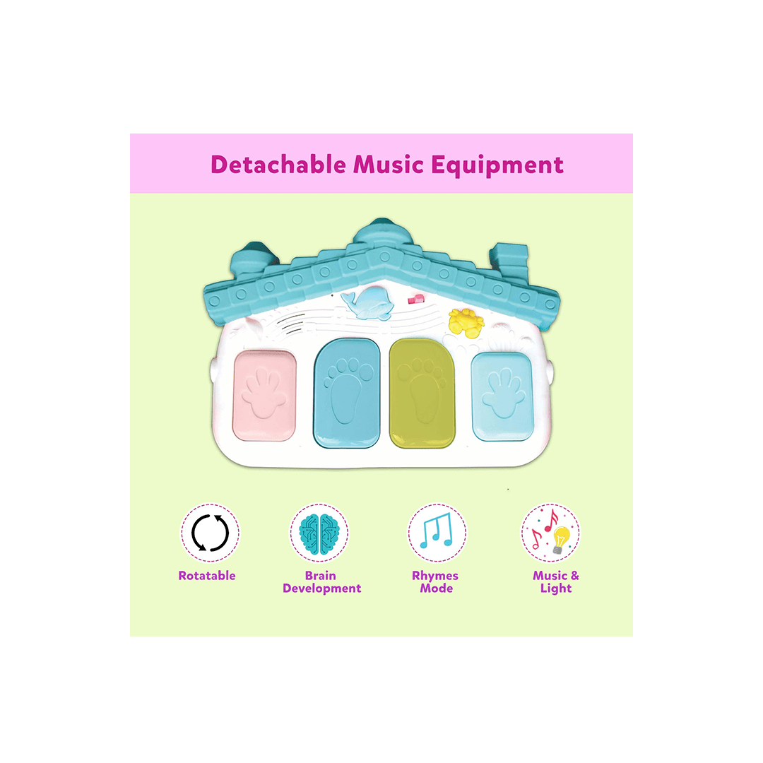 Little Berry Toys Little Berry Baby Piano Play Gym Mat for (0-2 Years) - Blue