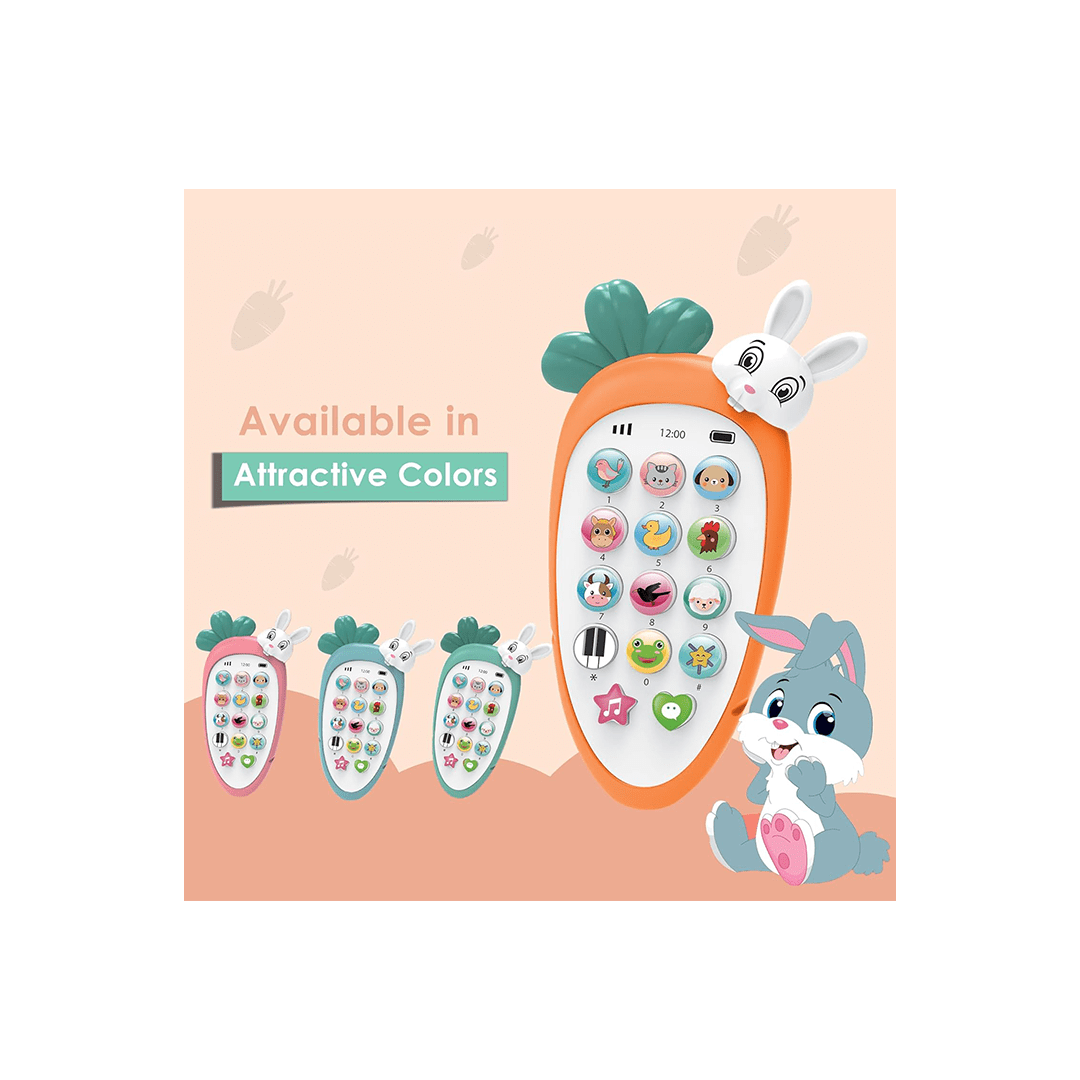 Baan Toys Toys Baan Toys Digital Rabbit Themed Mobile Phone With Sound & Light (2 Year+)