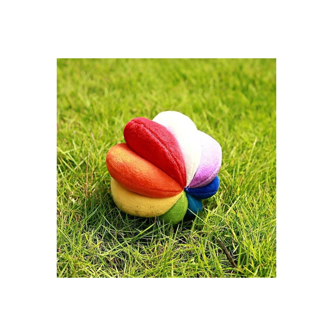 B4brain Rainbow Soft Ball - Multicolor (1 month+) : Developments Toys For Little Ones in India