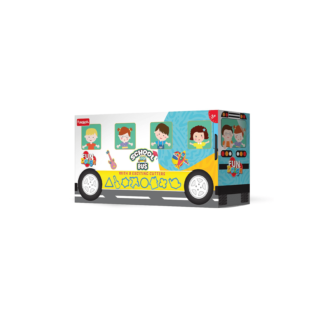 Funskool Craft Kit Funskool Fun Dough School Bus (3 Years+)