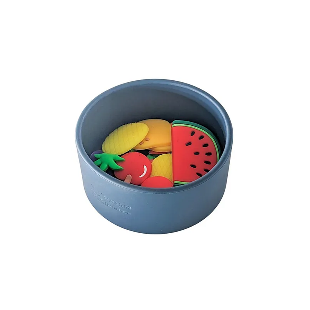 B4brain Silicon Jar and Fruits Set (2 Year+) : Developments Toys For Little Ones in India