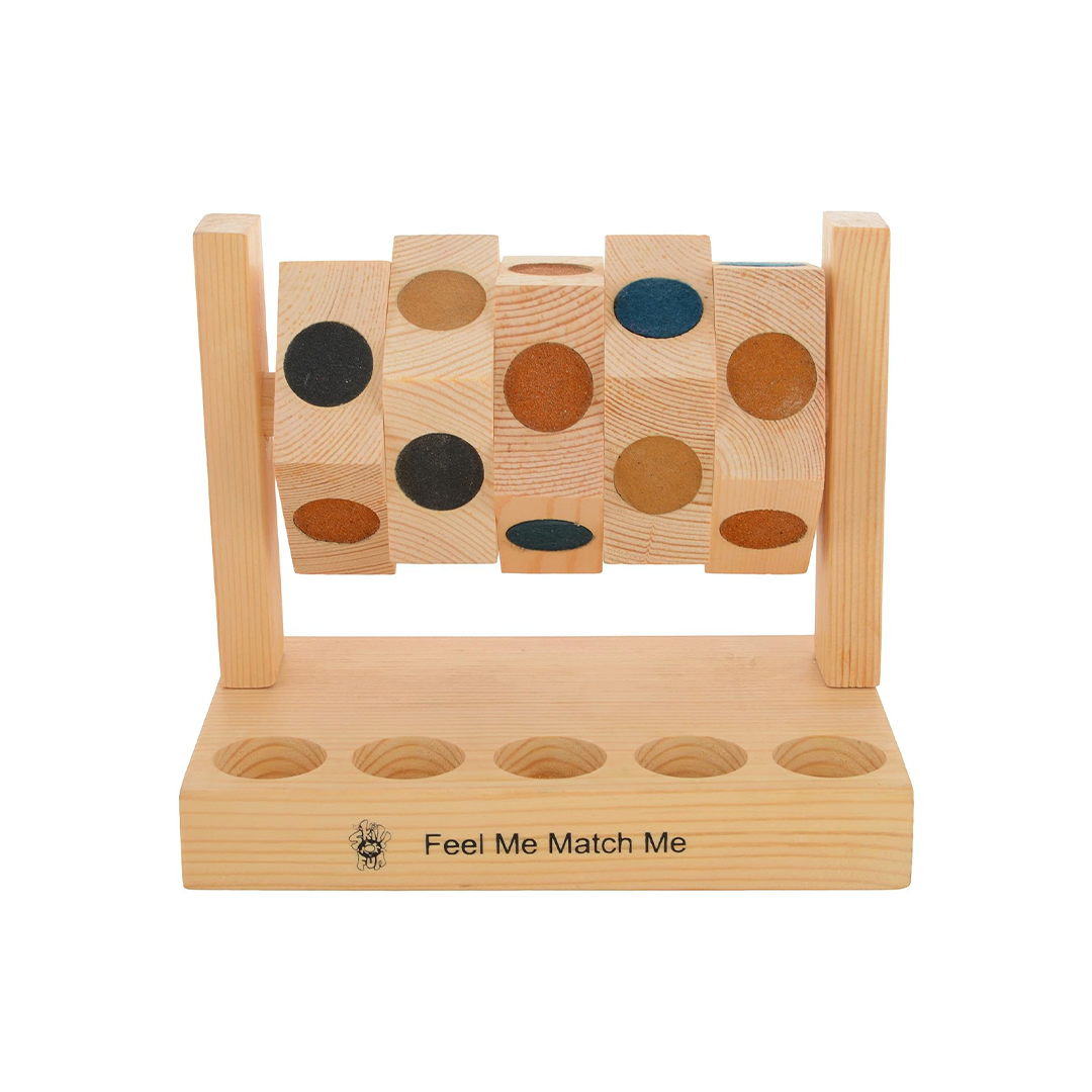 Skillofun Wooden Feel Me Match Me, Multi Color - The Magic Lamps