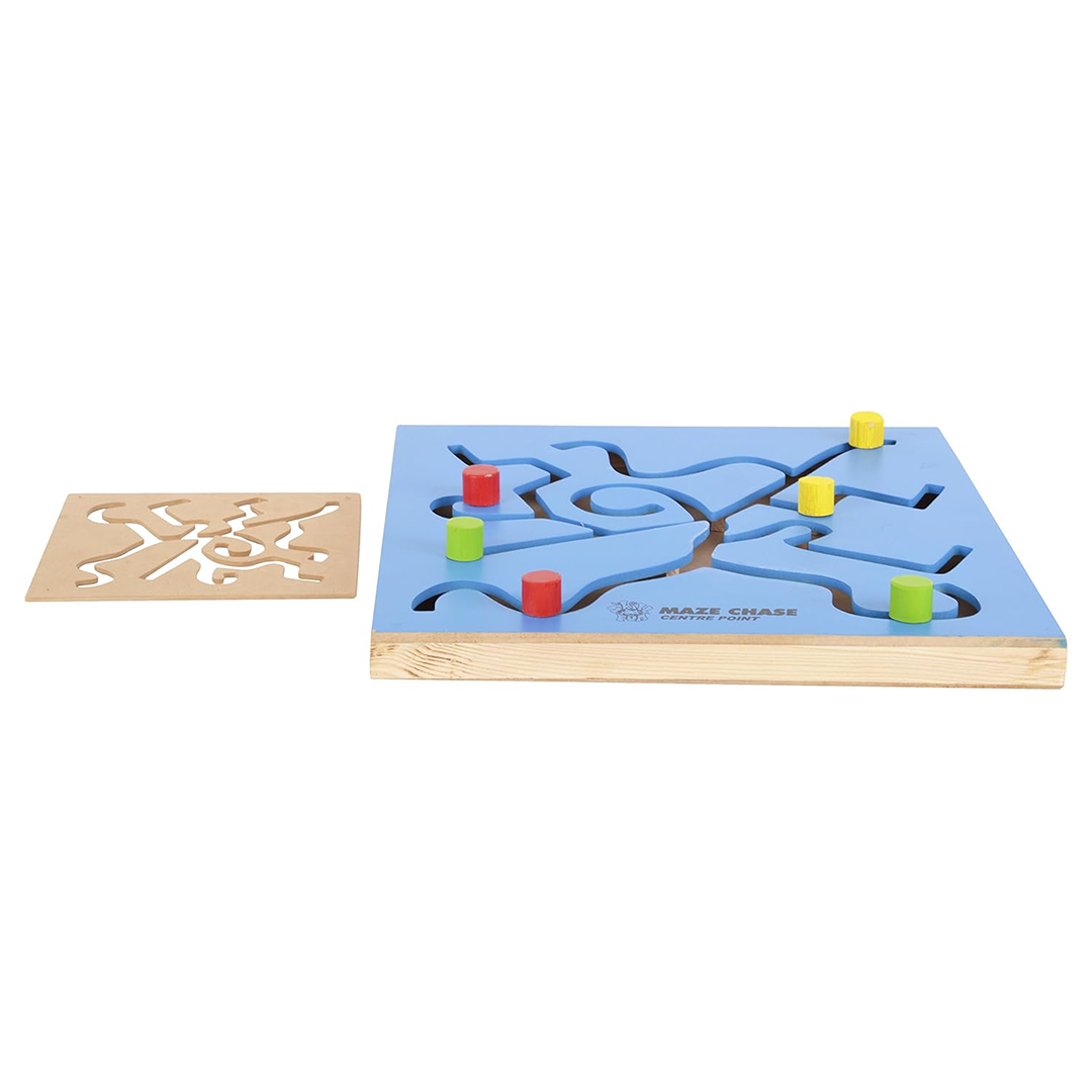 Skillofun Wooden Maze Chase - Center Point - The Magic Lamps