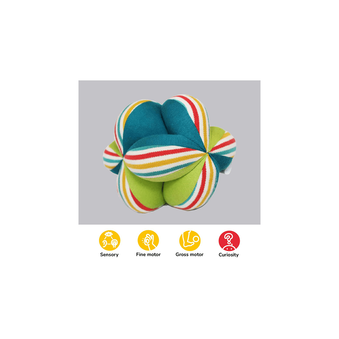 Shumee Toys Shumee Soft Plush Clutch Ball For Babies With Rattle (0 Month+)
