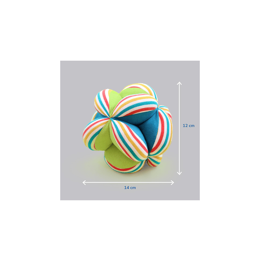 Shumee Toys Shumee Soft Plush Clutch Ball For Babies With Rattle (0 Month+)