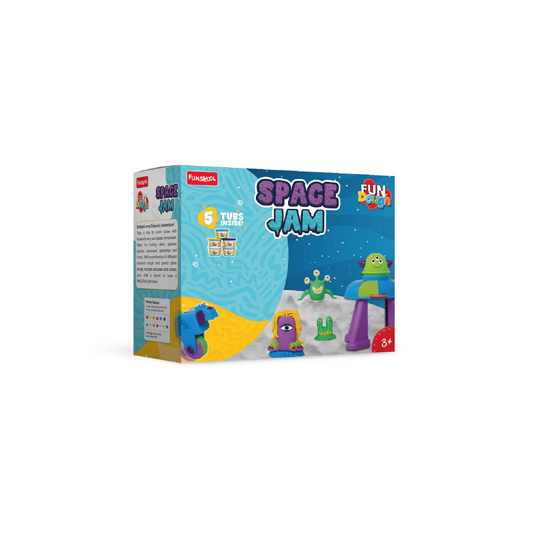 Funskool Craft Kit Funskool Fun Dough Space Jam Mould & Clay Kit (3 Years+)