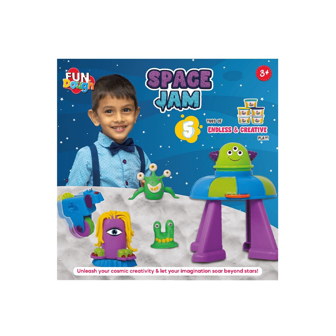 Funskool Craft Kit Funskool Fun Dough Space Jam Mould & Clay Kit (3 Years+)